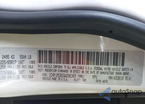 2016 Jeep Cherokee Latitude from USA, damaged, VIN 1C4PJMCB5GW296303